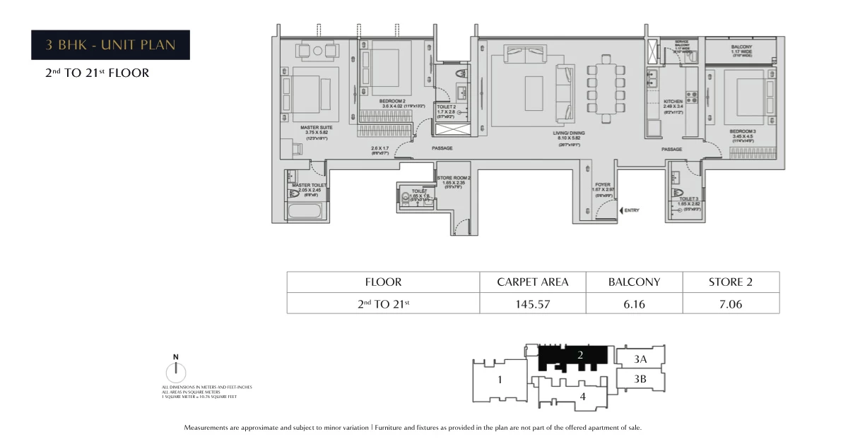 Tata 88 East Floor Plan