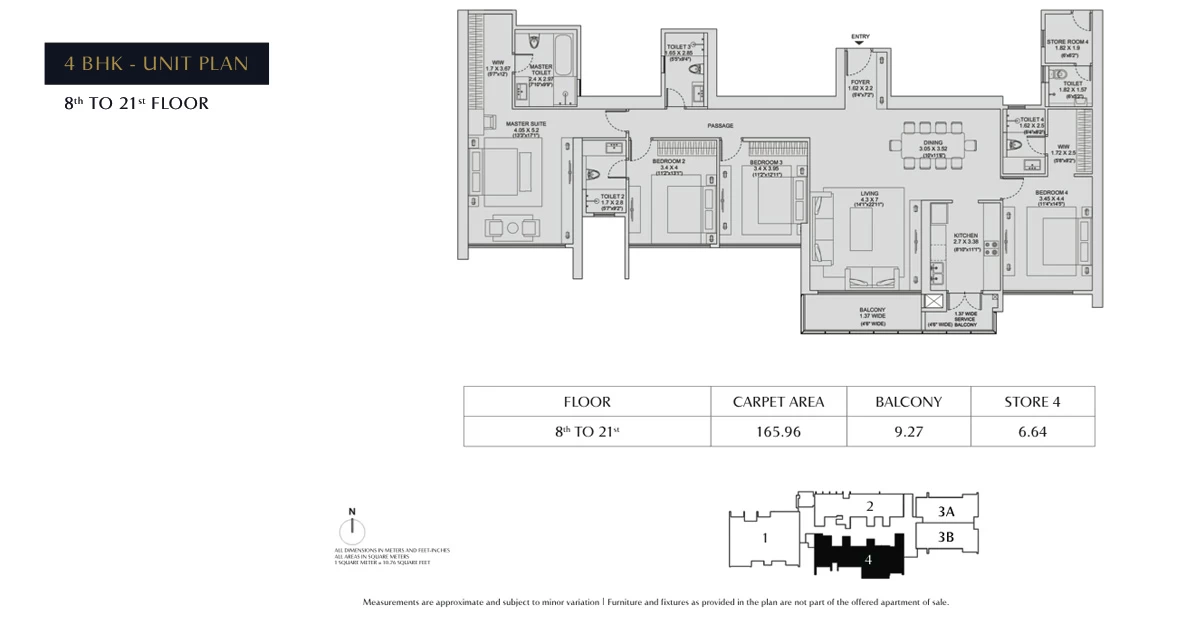 Tata 88 East Floor Plan