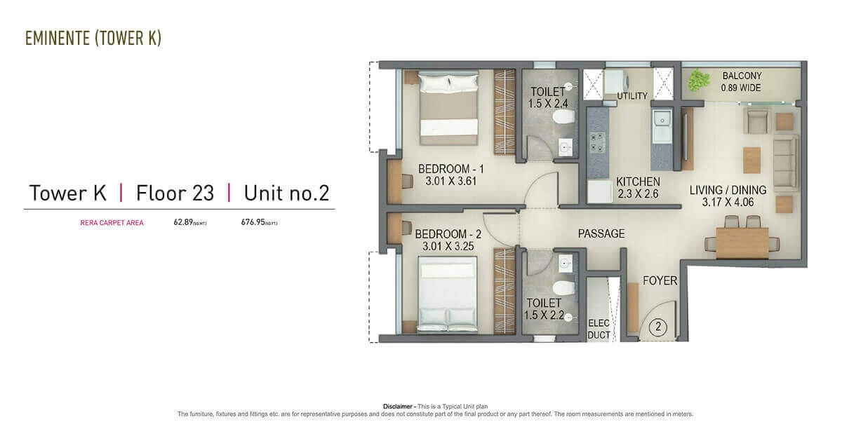 Tata Amantra Floor Plan