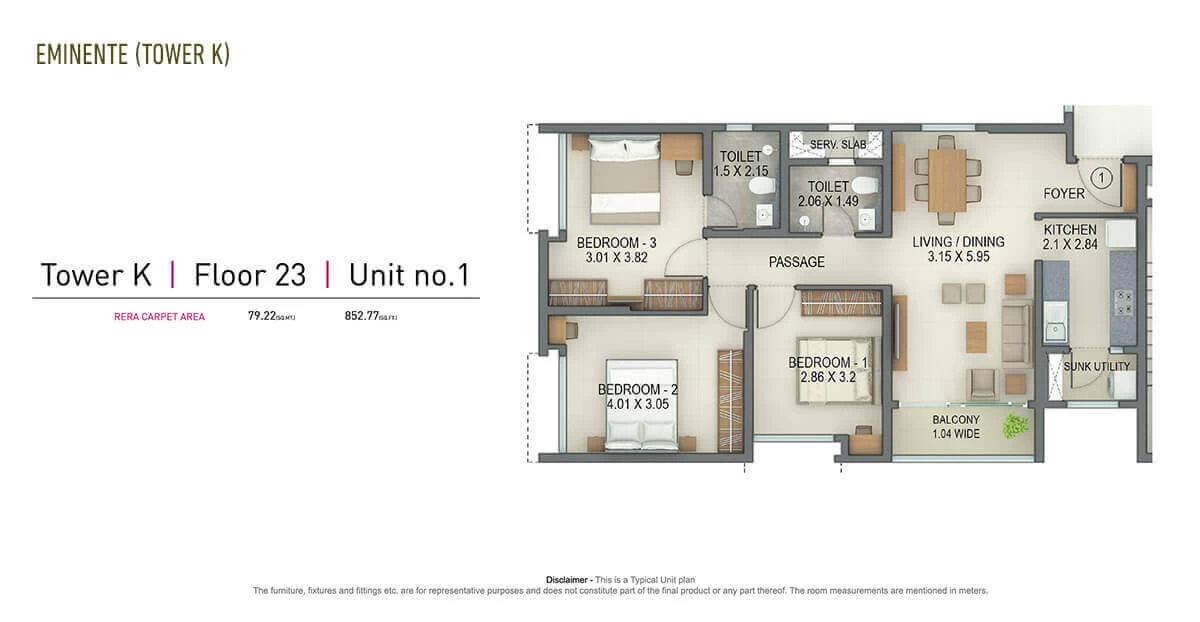 Tata Amantra Floor Plan