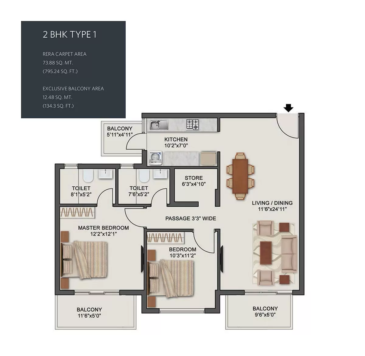 Tata New Haven Bahadurgarh Floor Plan