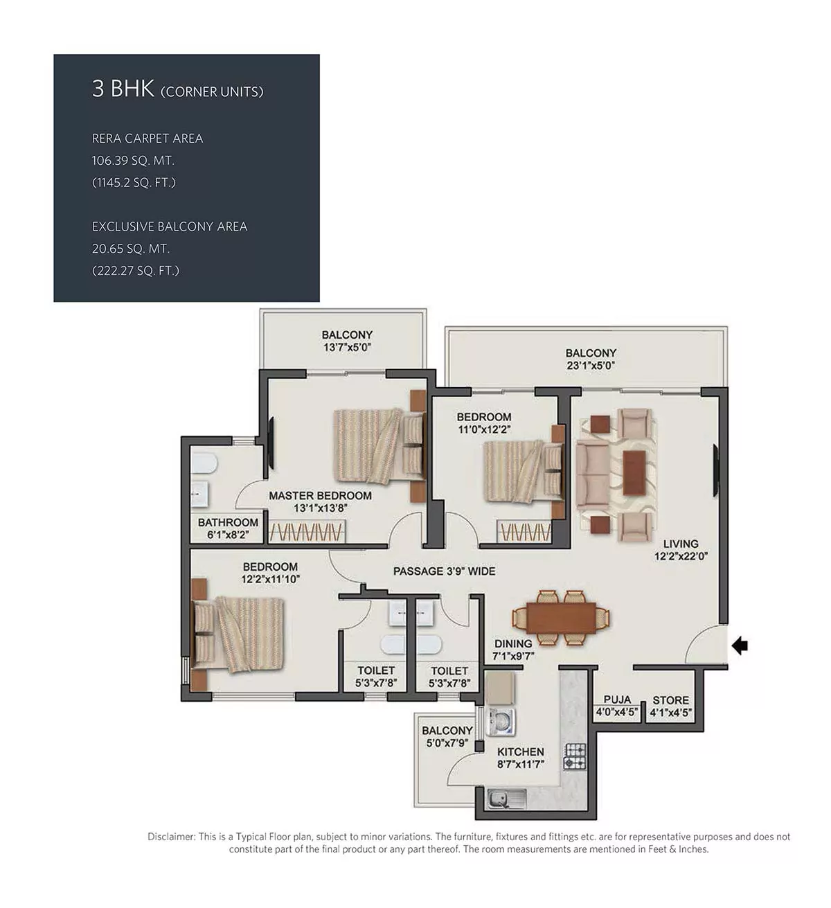 Tata New Haven Bahadurgarh Floor Plan