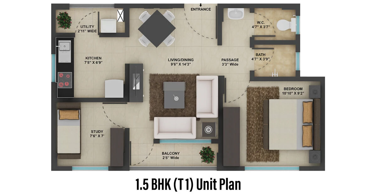 Tata New Haven Boisar Floor Plan