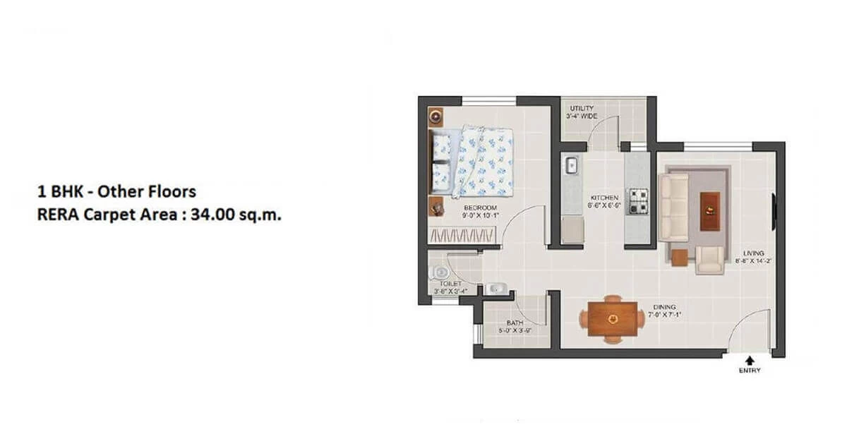 Tata New Haven Compact Floor Plan