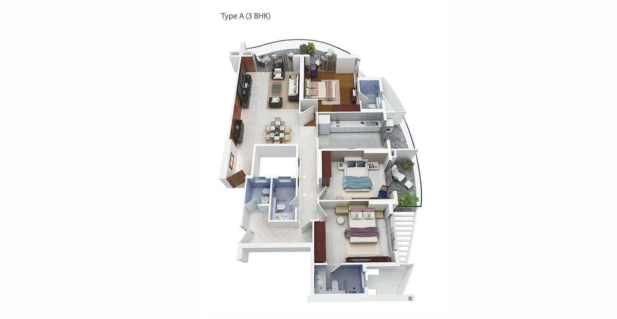 Tata Tritvam Floor Plan